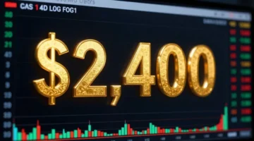 قفزة مفاجئة في أسعار الذهب تتجاوز حاجز 2400 دولار للأوقية بتداولات اليوم الحالية